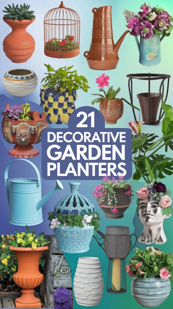 21 Decorative Garden Planters That Will Make Your Neighbors Jealous 2