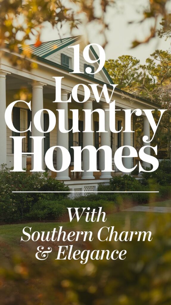 19 Low Country Homes With Southern Charm & Elegance 12