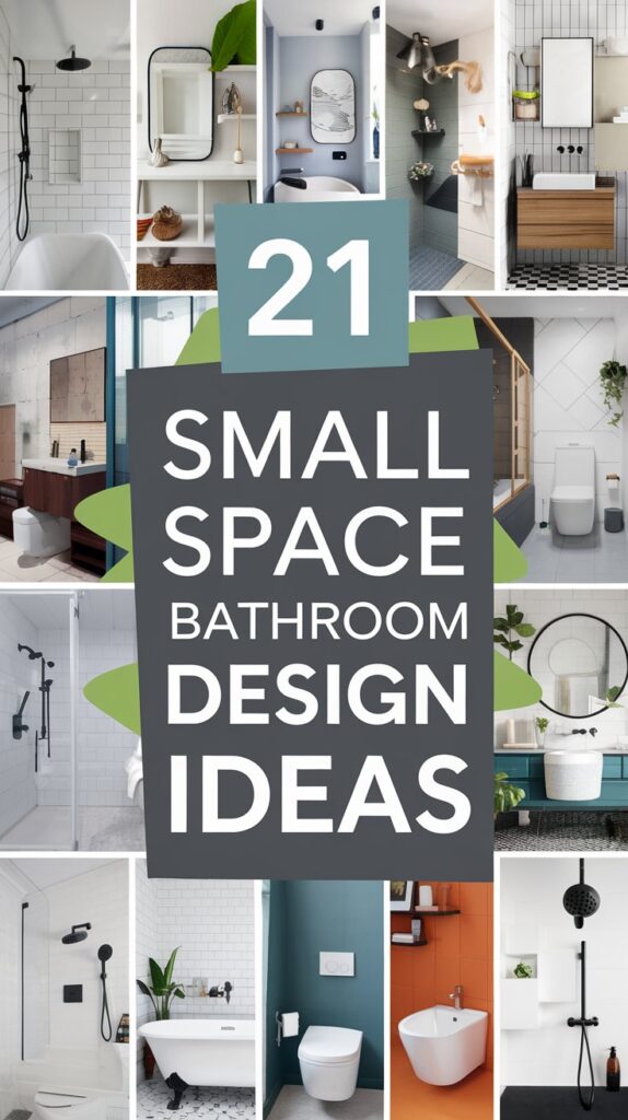 21 Small Space Bathroom Design Ideas 14