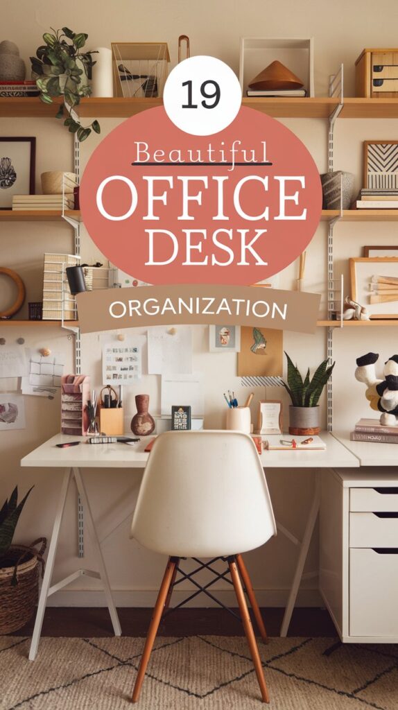 19 Beautiful Office Desk Organization Ideas For Your Space 9