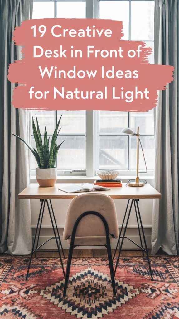 19 Creative Desk In Front Of Window Ideas For Natural Light 10
