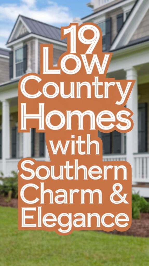19 Low Country Homes With Southern Charm & Elegance 8