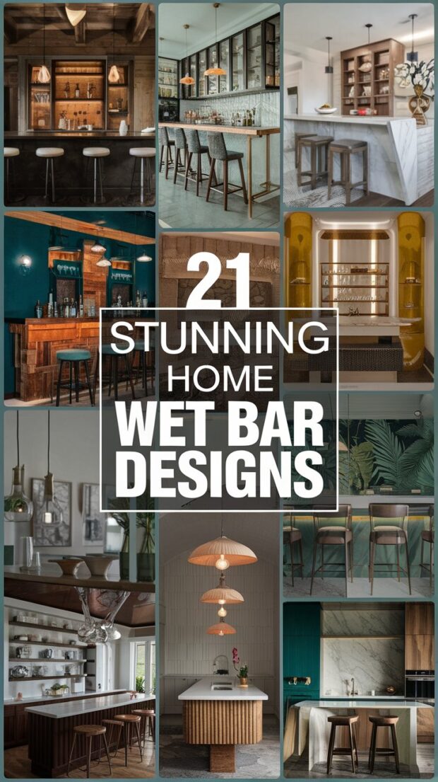 21 Stunning Home Wet Bar Designs That Will Elevate Your Entertaining ...