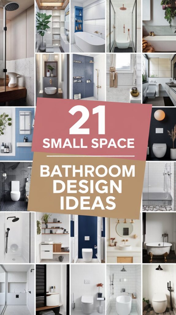 21 Small Space Bathroom Design Ideas 12