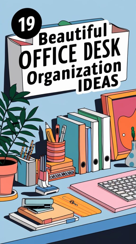 19 Beautiful Office Desk Organization Ideas For Your Space 2