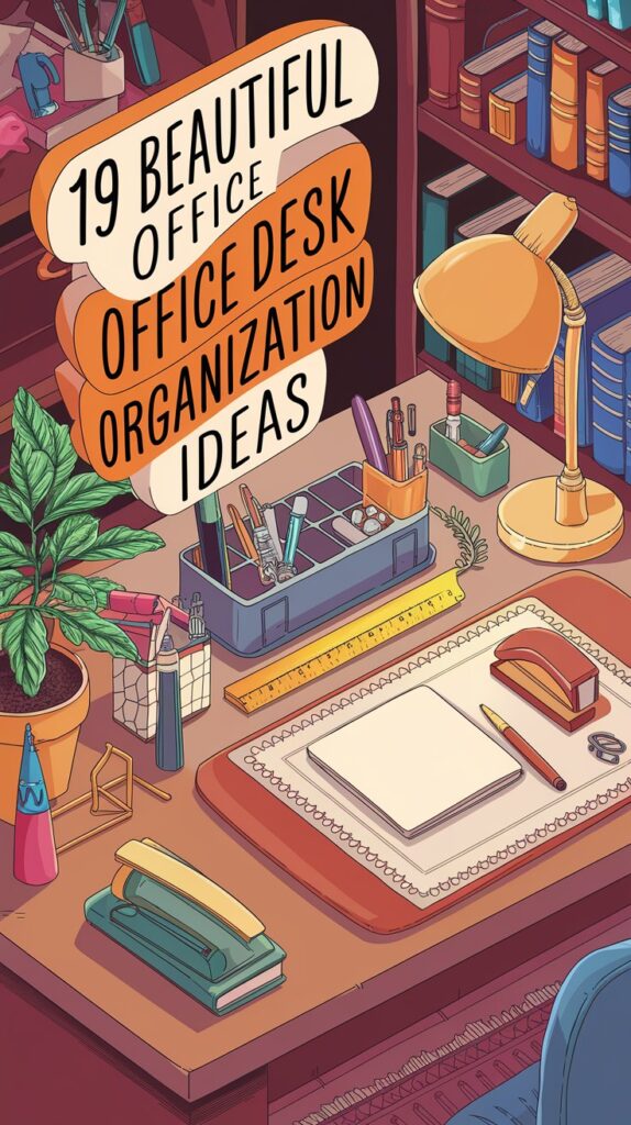 19 Beautiful Office Desk Organization Ideas For Your Space 1