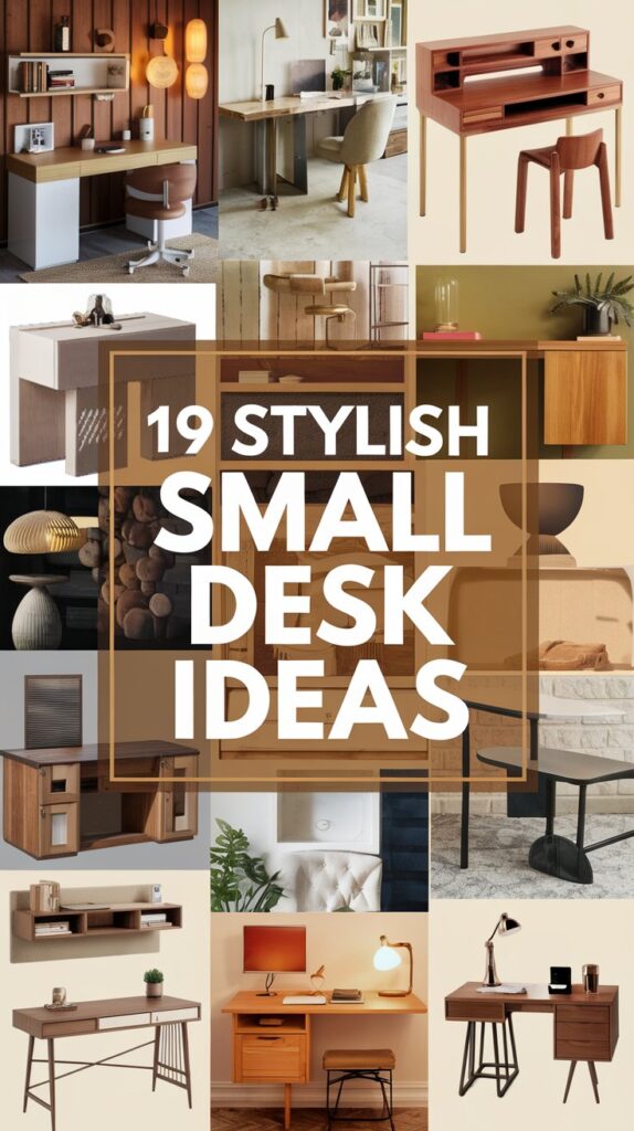 19 Stylish Small Desk Ideas Perfect for Tight Spaces 2