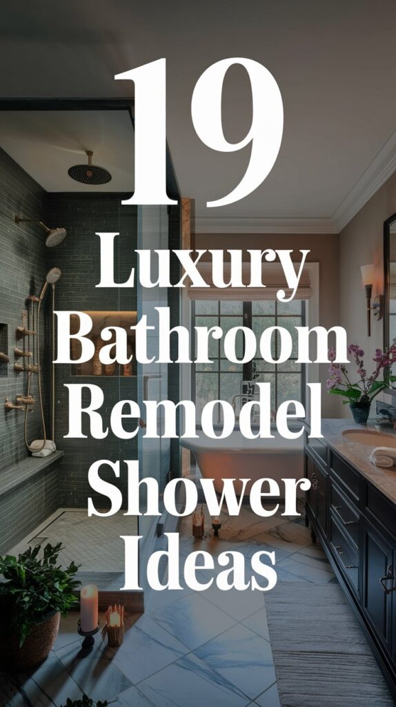 19 Luxury Bathroom Remodel Shower Ideas That Will Make You Feel Like Royalty! 2