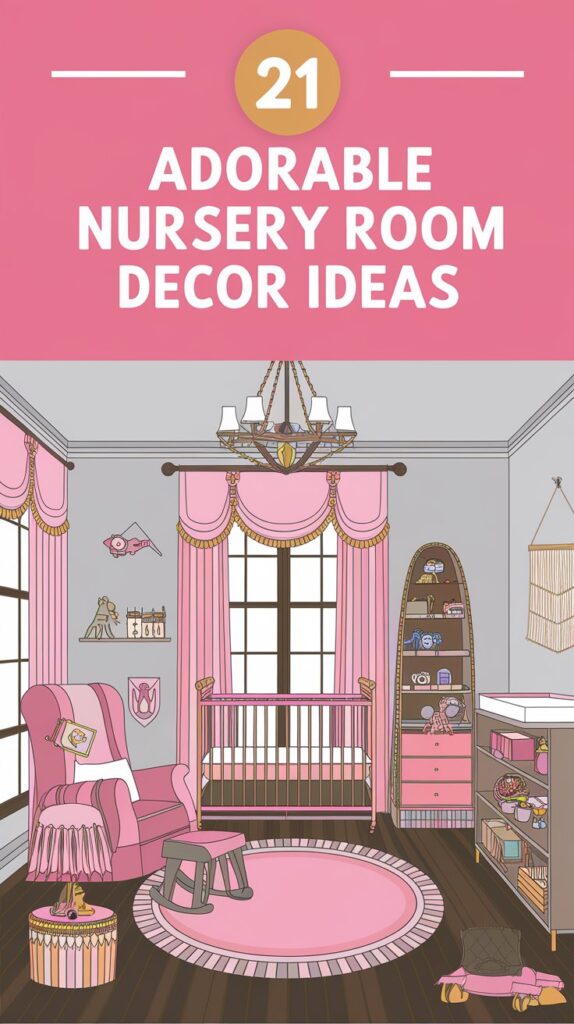 21 Adorable Nursery Room Decor Ideas That'll Transform Your Baby's Space 25