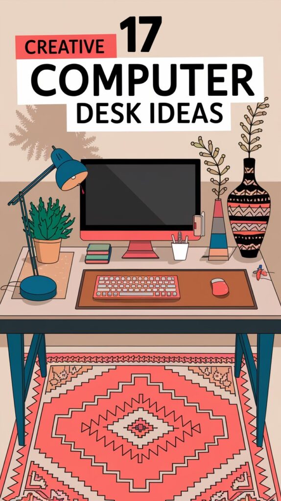 17 Creative Computer Desk Ideas to Transform Your Home Office 2