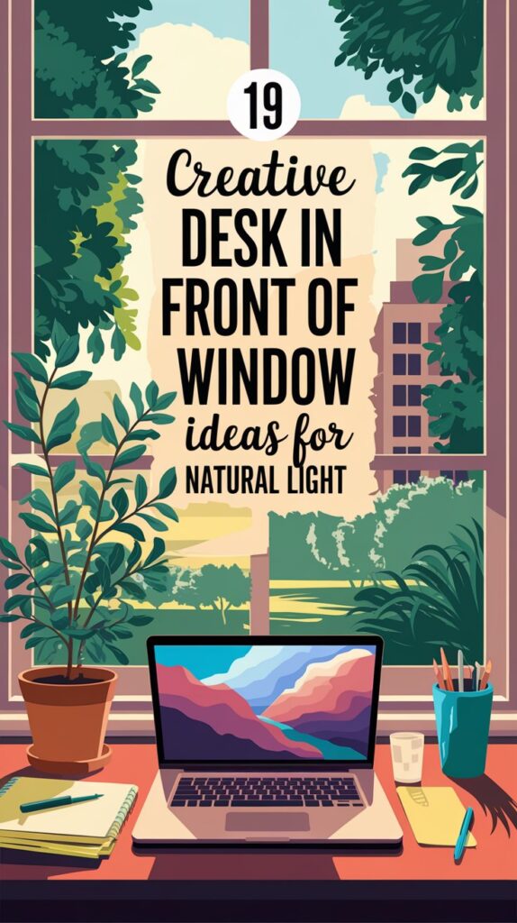 19 Creative Desk In Front Of Window Ideas For Natural Light 1