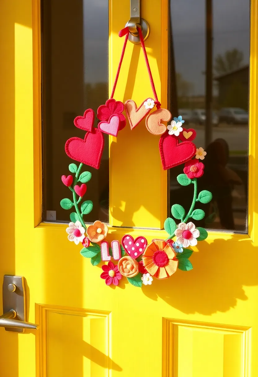21 Easy DIY Valentine's Day Decorations That Will Fill Your Home with Love! 17 21 Easy DIY Valentine's Day Decorations That Will Fill Your Home with Love! - 14. Love-Themed Door Hanger