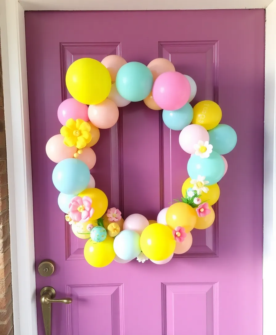 21 Easter Balloons to Transform Your Home into a Whimsical Wonderland! 9 21 Easter Balloons to Transform Your Home into a Whimsical Wonderland! - 6. Balloon Wreaths