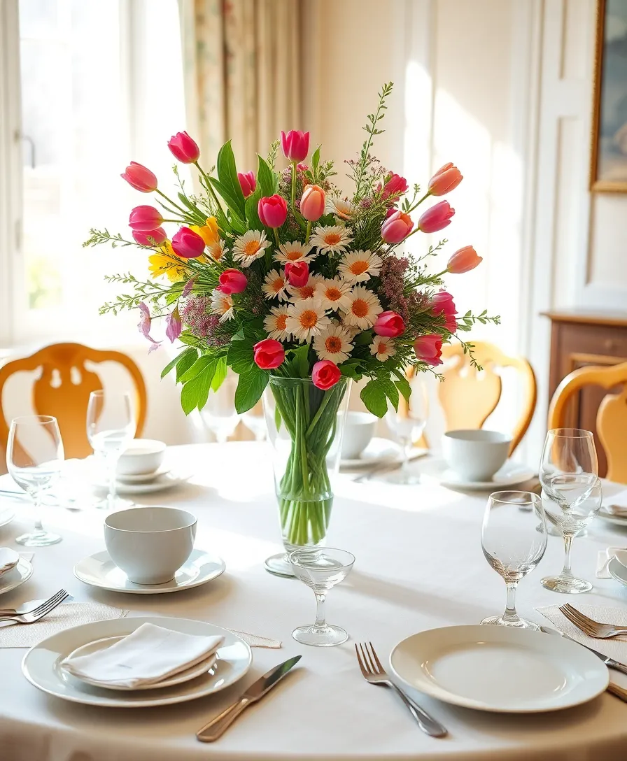 21 Dining Room Table Centerpiece Ideas That Will Transform Your Space 4 21 Dining Room Table Centerpiece Ideas That Will Transform Your Space (You Won't Believe #5!) - 1. Seasonal Floral Arrangements