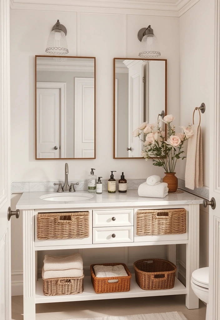 21 Declutter Home Hacks That Will Change Your Life (You Won't Believe #10!) 15 21 Declutter Home Hacks That Will Change Your Life (You Won't Believe #10!) - 12. Bathroom Basket Organization