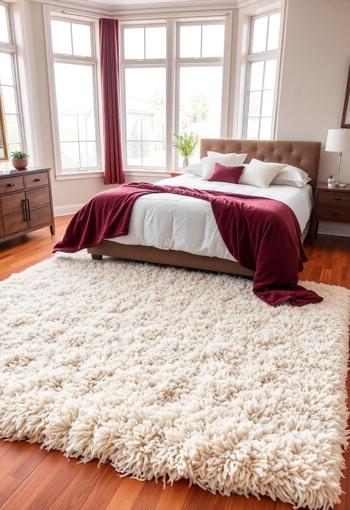 21 Luxury Master Bedroom Decor Ideas 8 21 Luxury Master Bedroom Decor Ideas That'll Make You Feel Like Royalty Every Night! - 5. Rich Textured Rugs