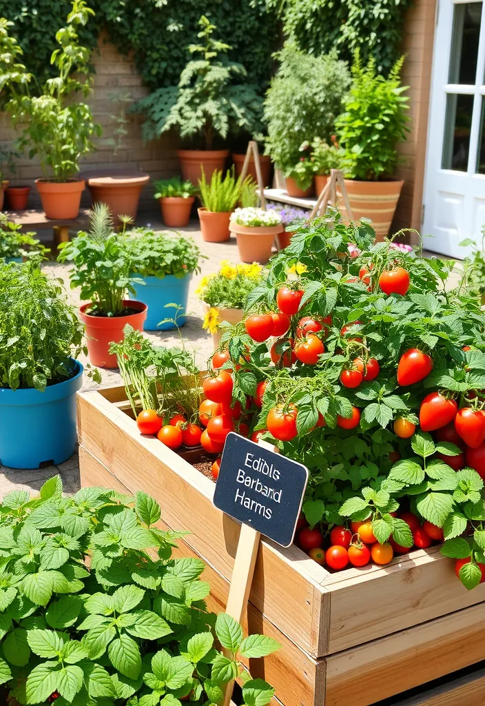21 Courtyard Garden Ideas That Will Transform Your Small Space into a Lush Paradise! 8 21 Courtyard Garden Ideas That Will Transform Your Small Space into a Lush Paradise! - 5. Edible Gardens: Grow Your Own
