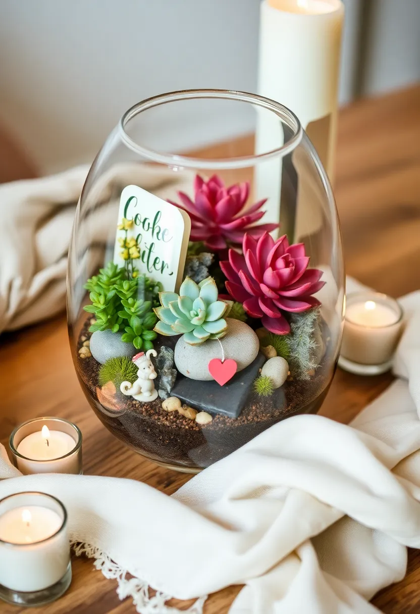 21 Easy DIY Valentine's Day Decorations That Will Fill Your Home with Love! 13 21 Easy DIY Valentine's Day Decorations That Will Fill Your Home with Love! - 10. DIY Valentine’s Day Terrarium