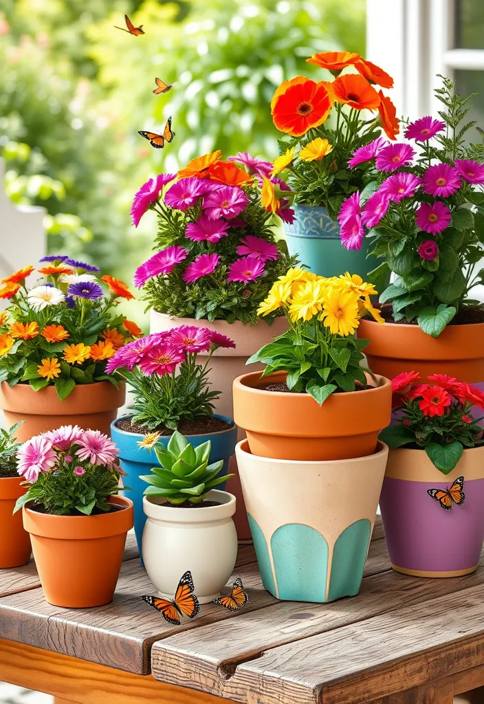 21 Courtyard Garden Ideas That Will Transform Your Small Space into a Lush Paradise! 9 21 Courtyard Garden Ideas That Will Transform Your Small Space into a Lush Paradise! - 6. Colorful Container Gardens