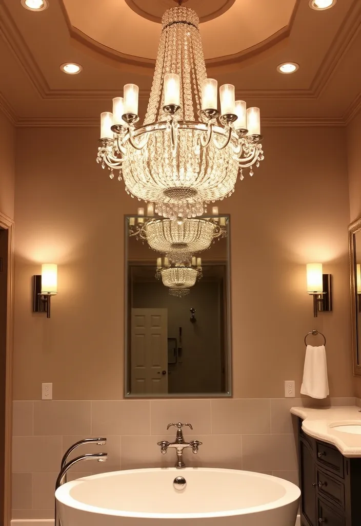 21 Modern Bathroom Ideas That Will Inspire Your Next Renovation 14 21 Modern Bathroom Ideas That Will Inspire Your Next Renovation (You Won't Believe #15!) - 11. Luxurious Lighting