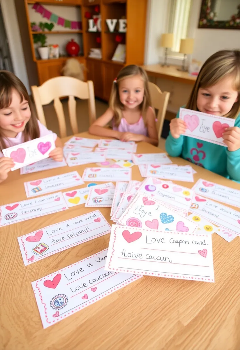 21 Adorable Valentine's Day Crafts for Kids That Will Melt Your Heart 9 21 Adorable Valentine's Day Crafts for Kids That Will Melt Your Heart (You Won't Believe #15!) - 6. Love Coupons