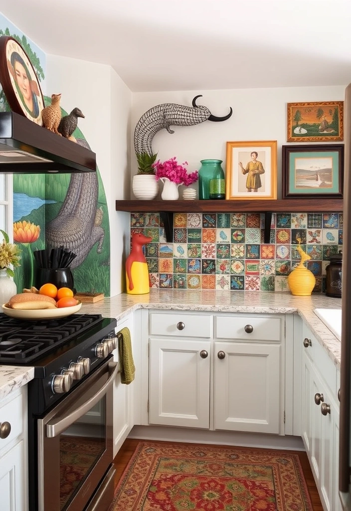 21 Kitchen Trends 2025 Interior Design Ideas - 15. Artistic Touches