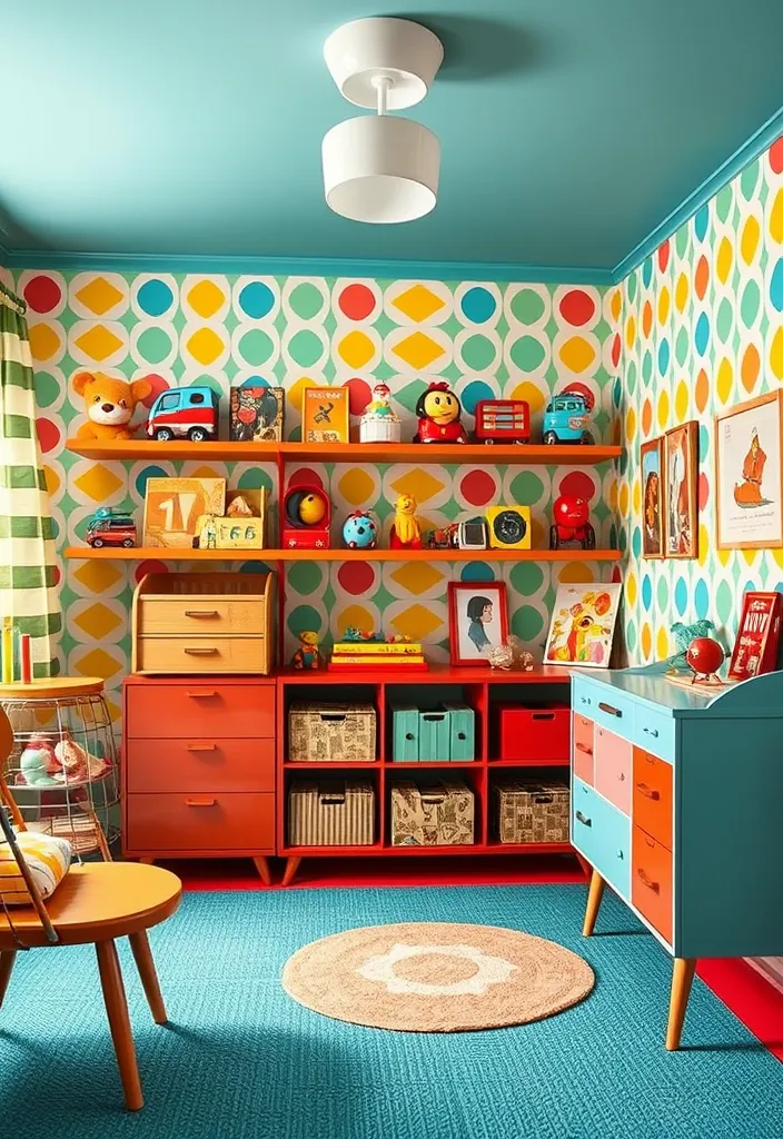 21 Adorable Nursery Room Decor Ideas That'll Transform Your Baby's Space 14 21 Adorable Nursery Room Decor Ideas That'll Transform Your Baby's Space (You'll Love #9!) - 11. Retro Revival