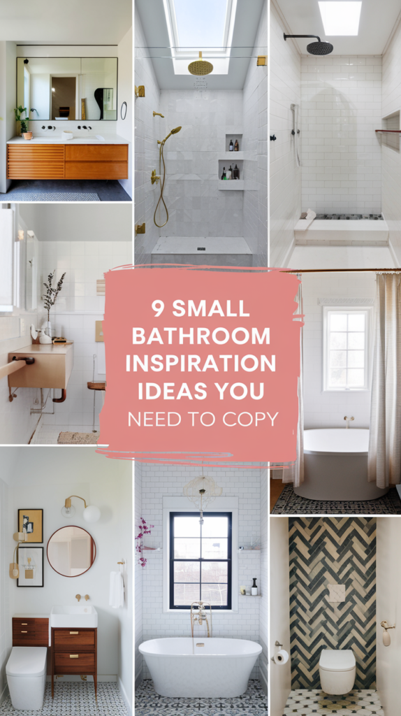 9 Small Bathroom Inspiration Ideas You Need To Copy 2 0194 2 a vibrant and creative pin with the text gRhtDrcBSSaRjxpY 8VjYA yIg1v8EPRRyHWFn8vJXPMQ