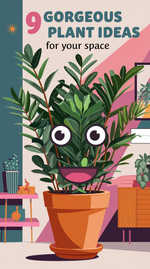9 Gorgeous ZZ Plant Ideas For Your Space 13 0292 3 a vibrant and creative illustration of a q3JrzYupQVCjSGSHKi9r5g 3hqhlKL QBKMvP7UUJwguA cover