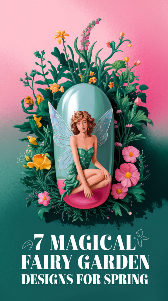 7 Magical Fairy Garden Nail Designs For Spring 1