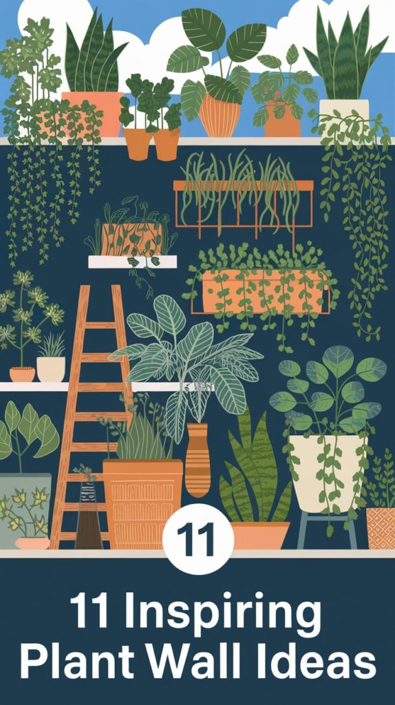 11 Inspiring Plant Wall Ideas To Transform Your Space 15