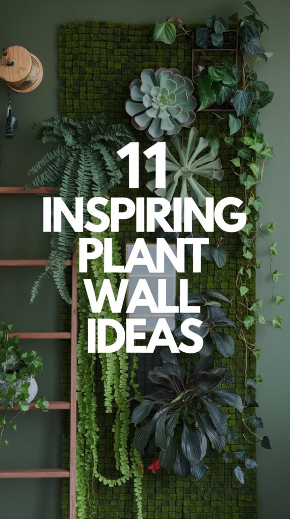 11 Inspiring Plant Wall Ideas To Transform Your Space 9