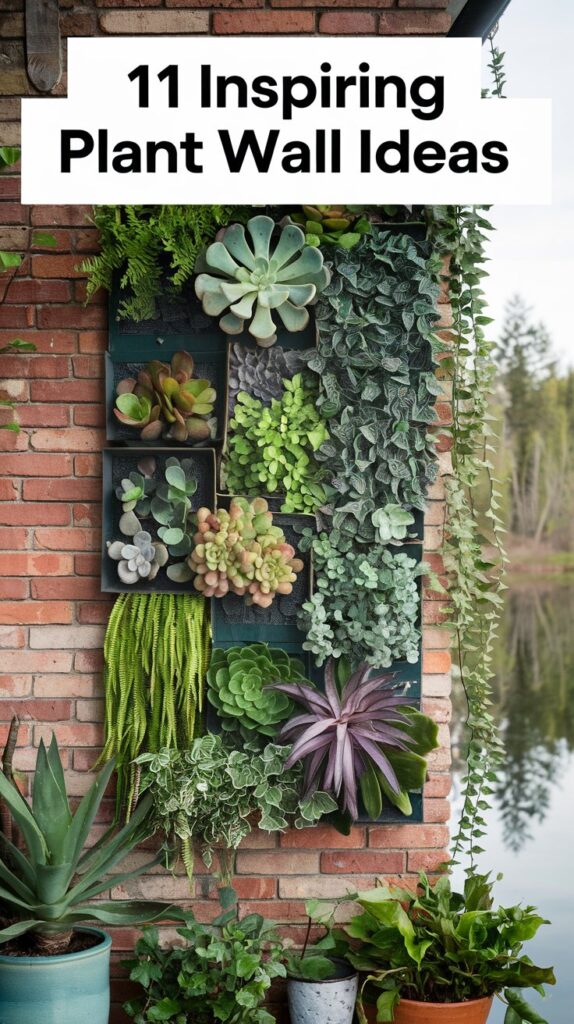 11 Inspiring Plant Wall Ideas To Transform Your Space 2