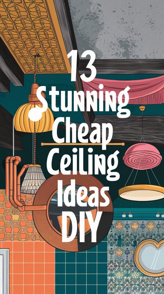 13 Stunning Cheap Ceiling Ideas DIY You’Ll Love 1