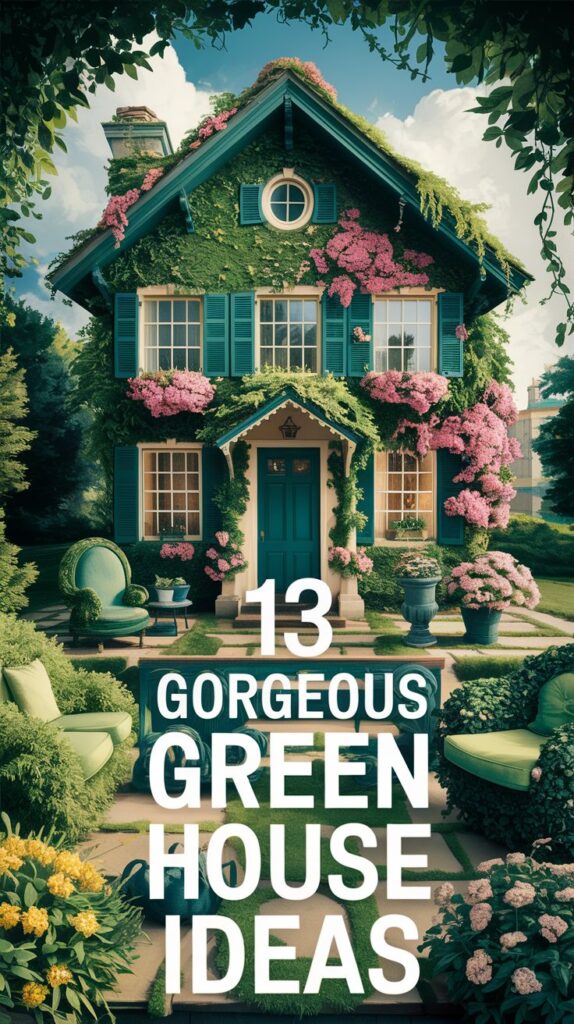 13 Gorgeous Green House Ideas To Grow Your Own Garden 1