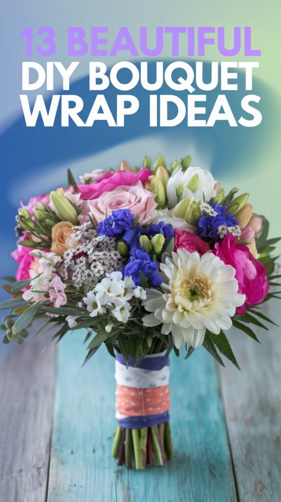 13 Beautiful DIY Bouquet Wrap Ideas To Try 9