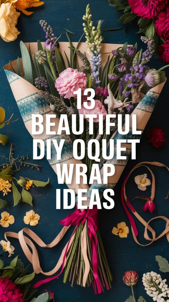 13 Beautiful DIY Bouquet Wrap Ideas To Try 11